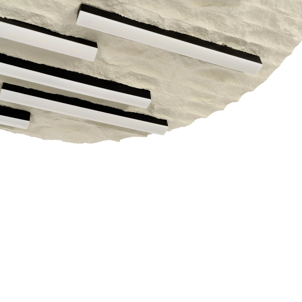 Deckenlampe Campomarino sandbraun Ø 38 cm Eglo 9008606408900