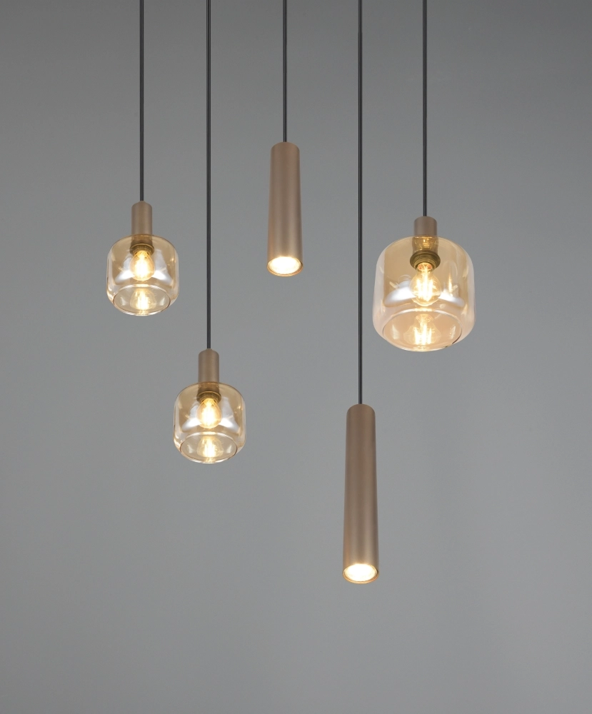 Design-Pendellampe Mataro 5-Licht (2x GU10) Trio 4017807707717