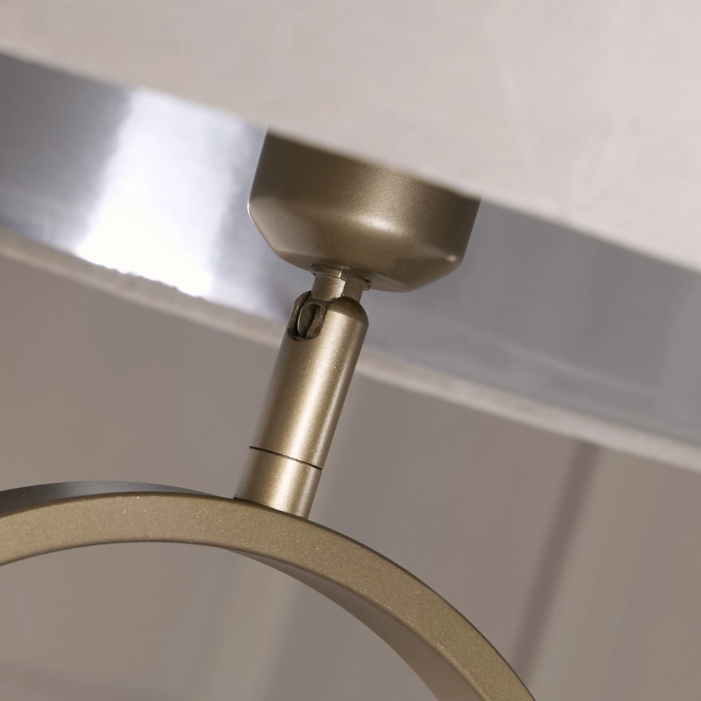 Stehlampe Modish Bronze mit Taupe-Schirm Searchlight 5053423307664