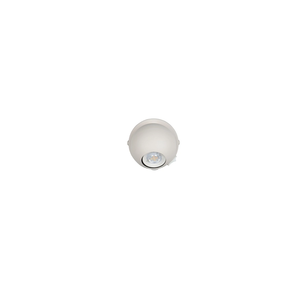 Oberflächenmontierter Spot Enaro Single Grey