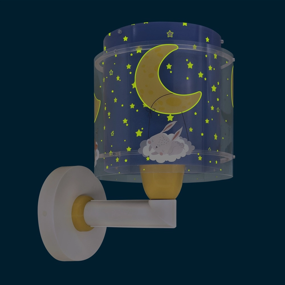 Wandleuchte für Kinderzimmer Moon Dreams blau Dalber 8420406766393