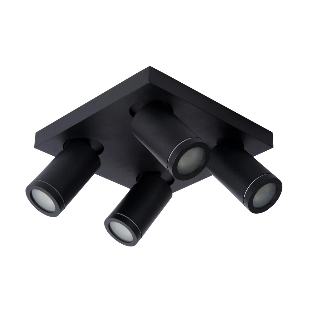Deckenscheinwerfer Taylor IP44 4-hell schwarz