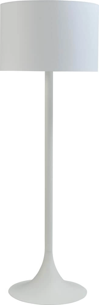 Stehlampe Trip 60 Disk 178 cm weiß