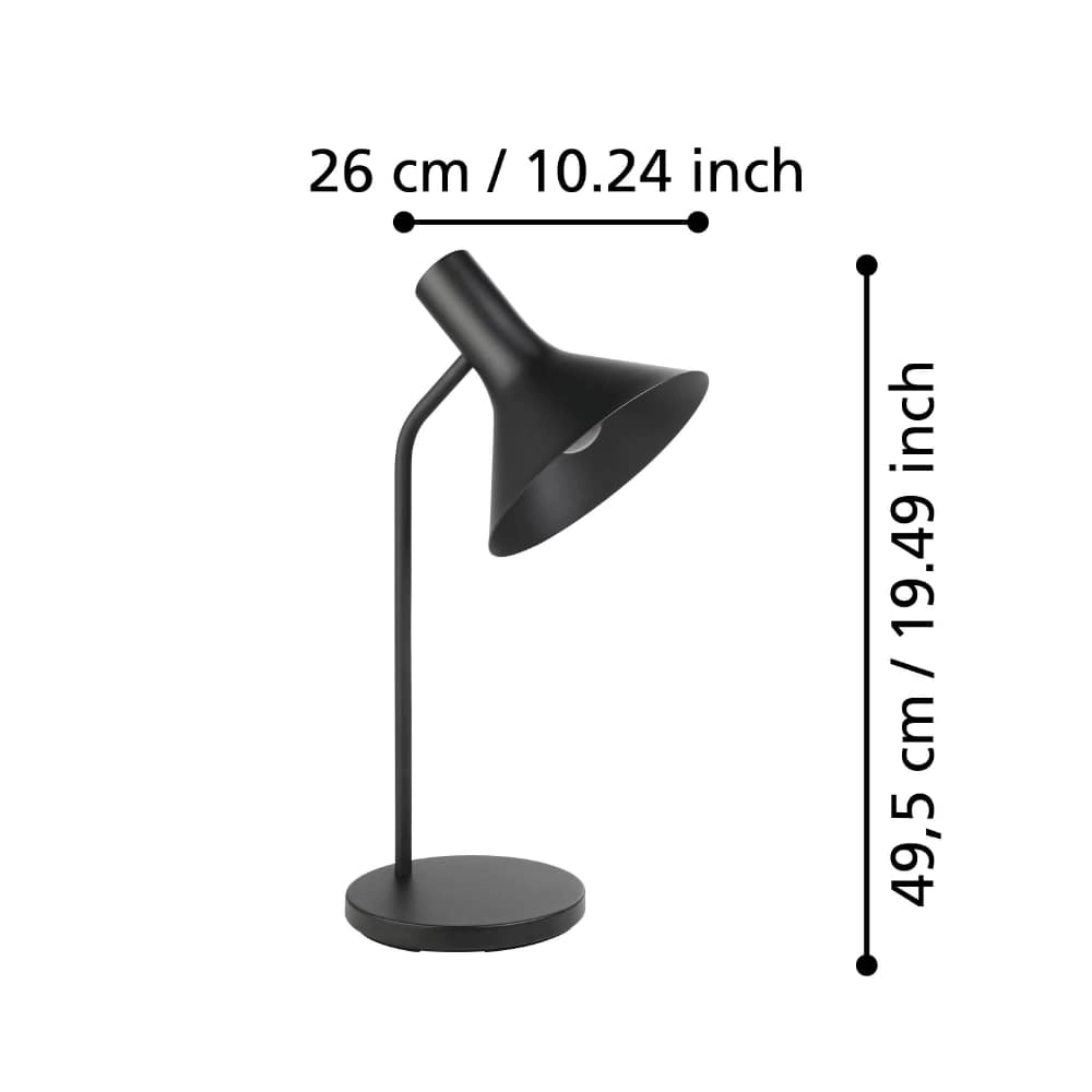 Schwarze Tischlampe Morescana Stars of Light 9008606243273