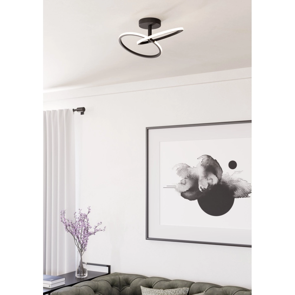 Deckenlampe Congiunti schwarz Eglo 9008606357130