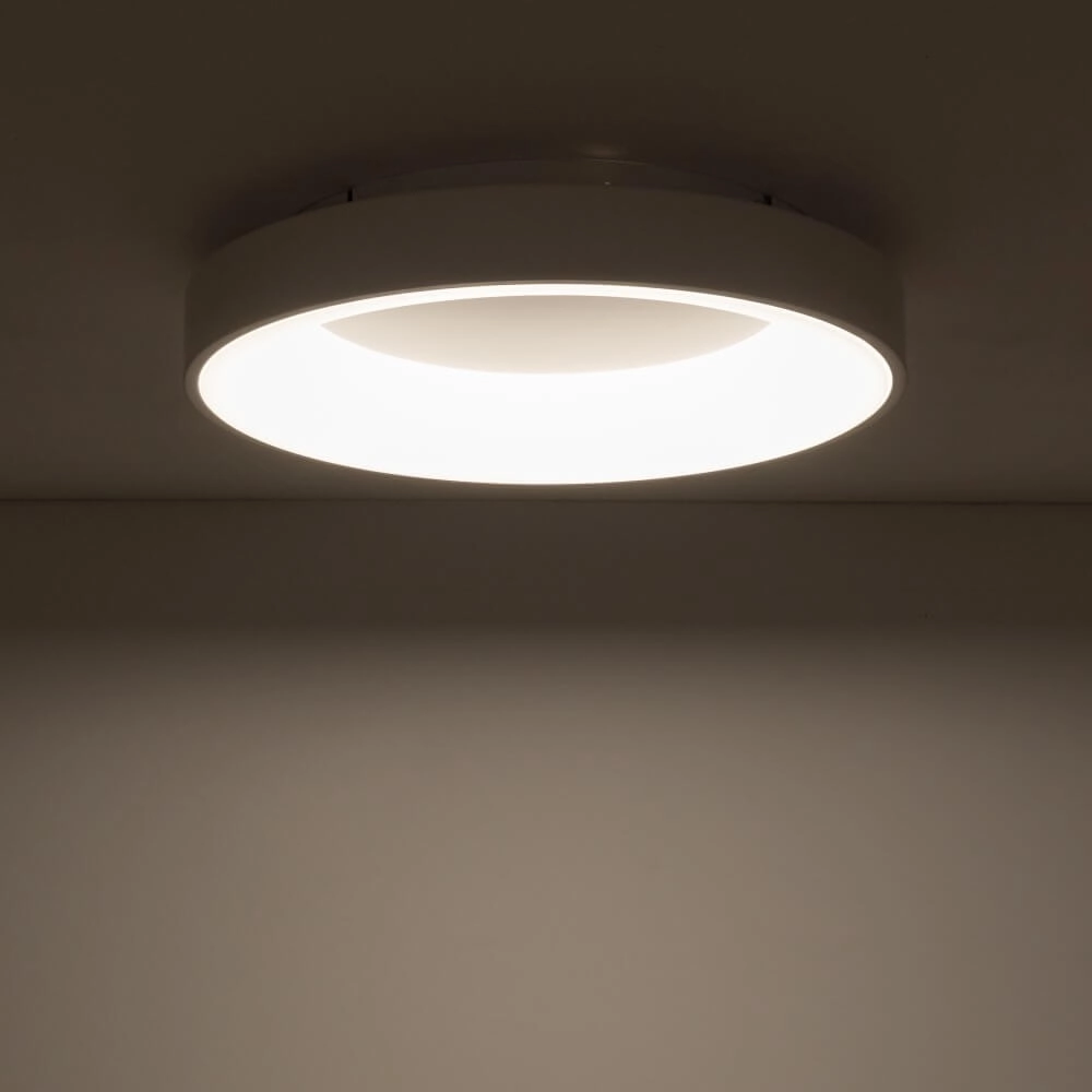 Runde Deckenleuchte Nikki Round weiß Ø 48cm Lyora 5903139112017