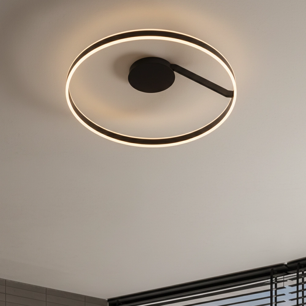 Deckenlampe Bianco schwarz Ø 80cm