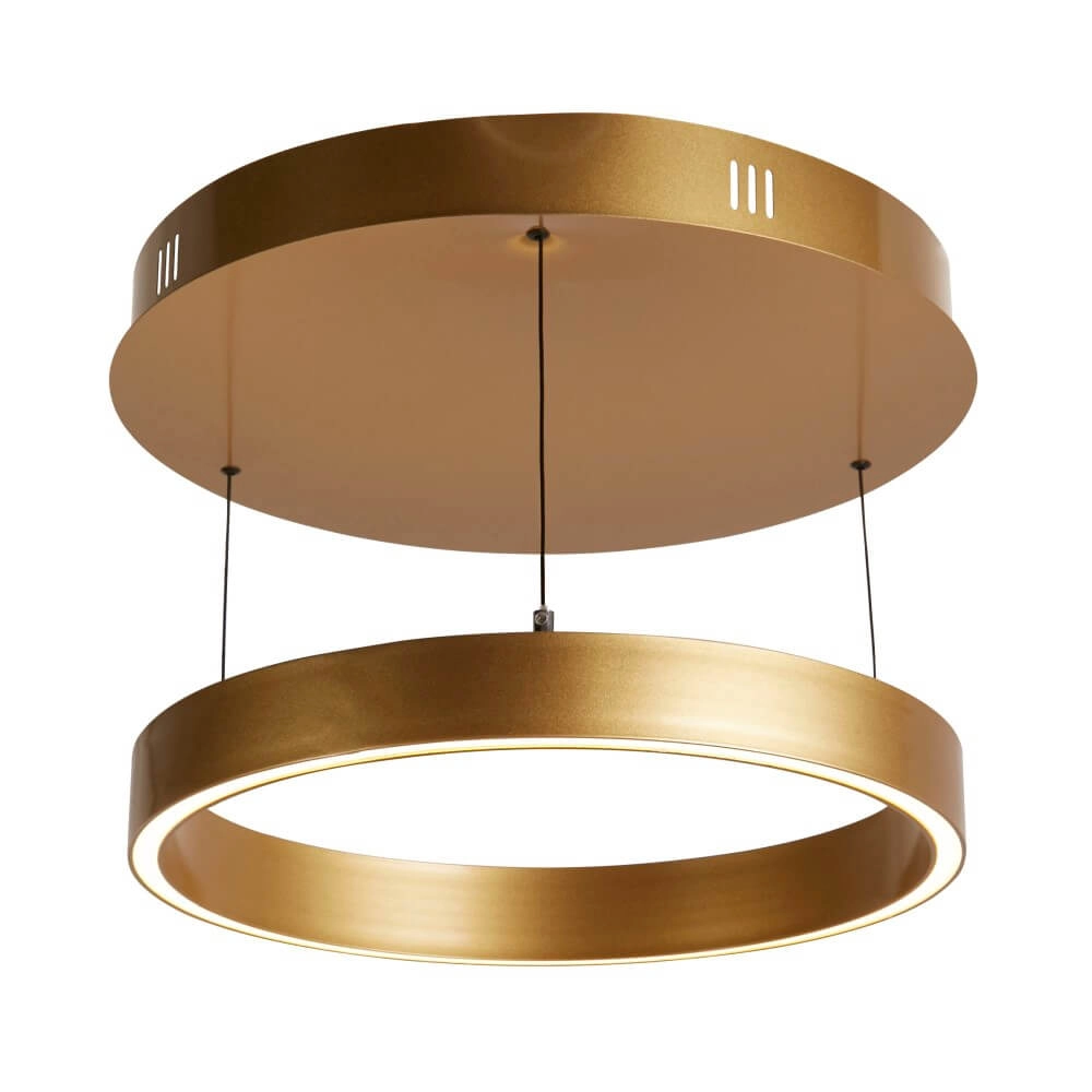 Goldene Hängelampe Layla rund Ø 44cm Searchlight 5053423255729