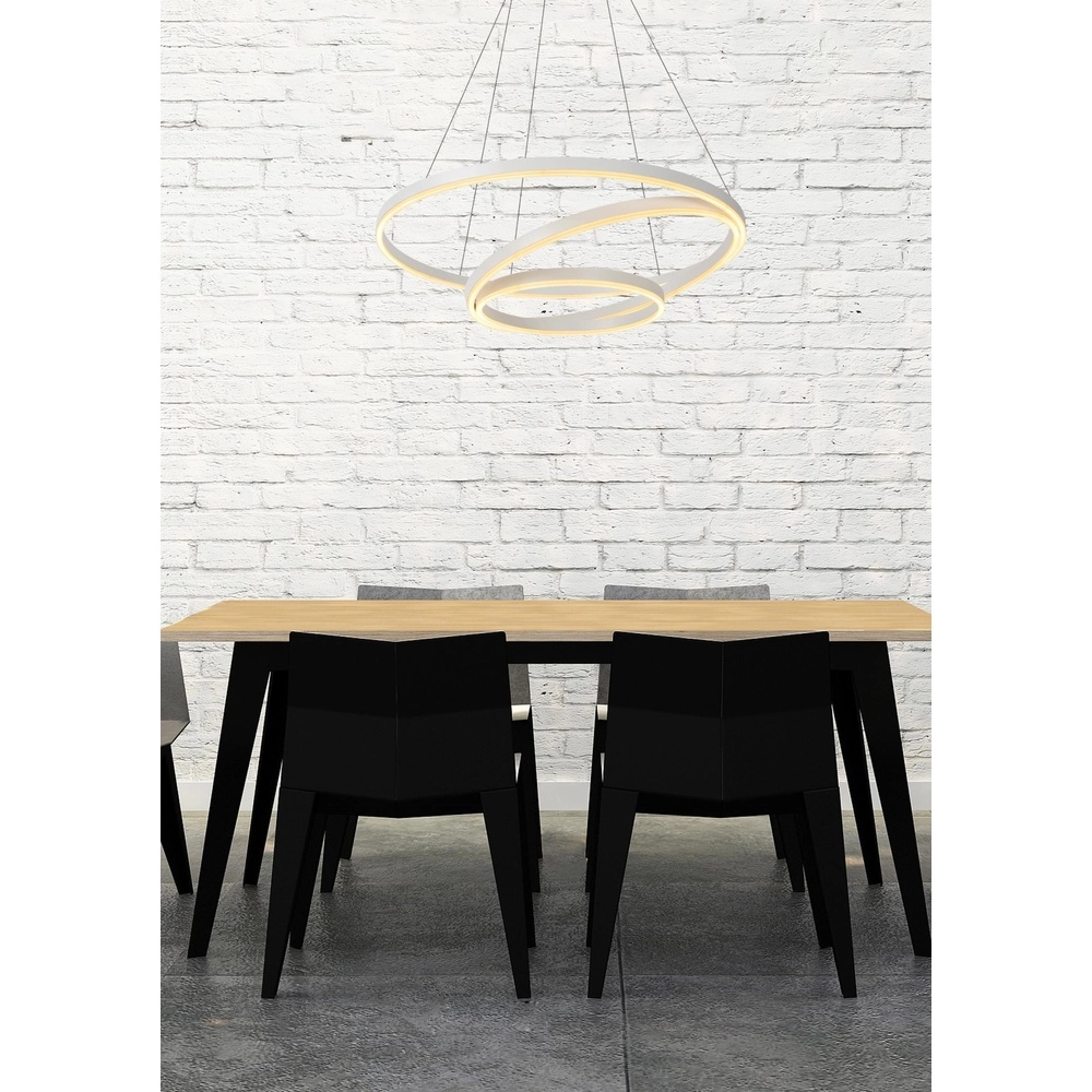 Moderne Pendellampe Triniti dimmbares Weiß Lucide 5411212460721