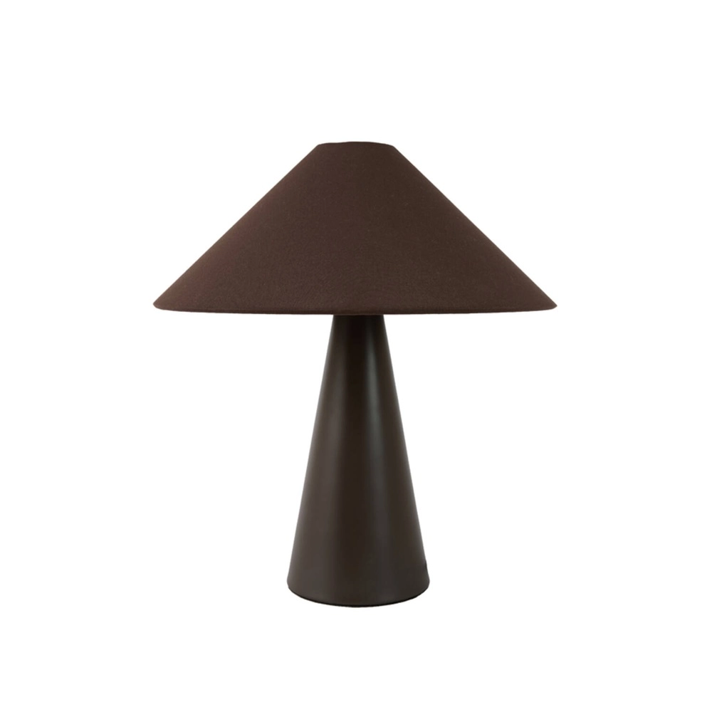 Design-Tischlampe Dolore Braun