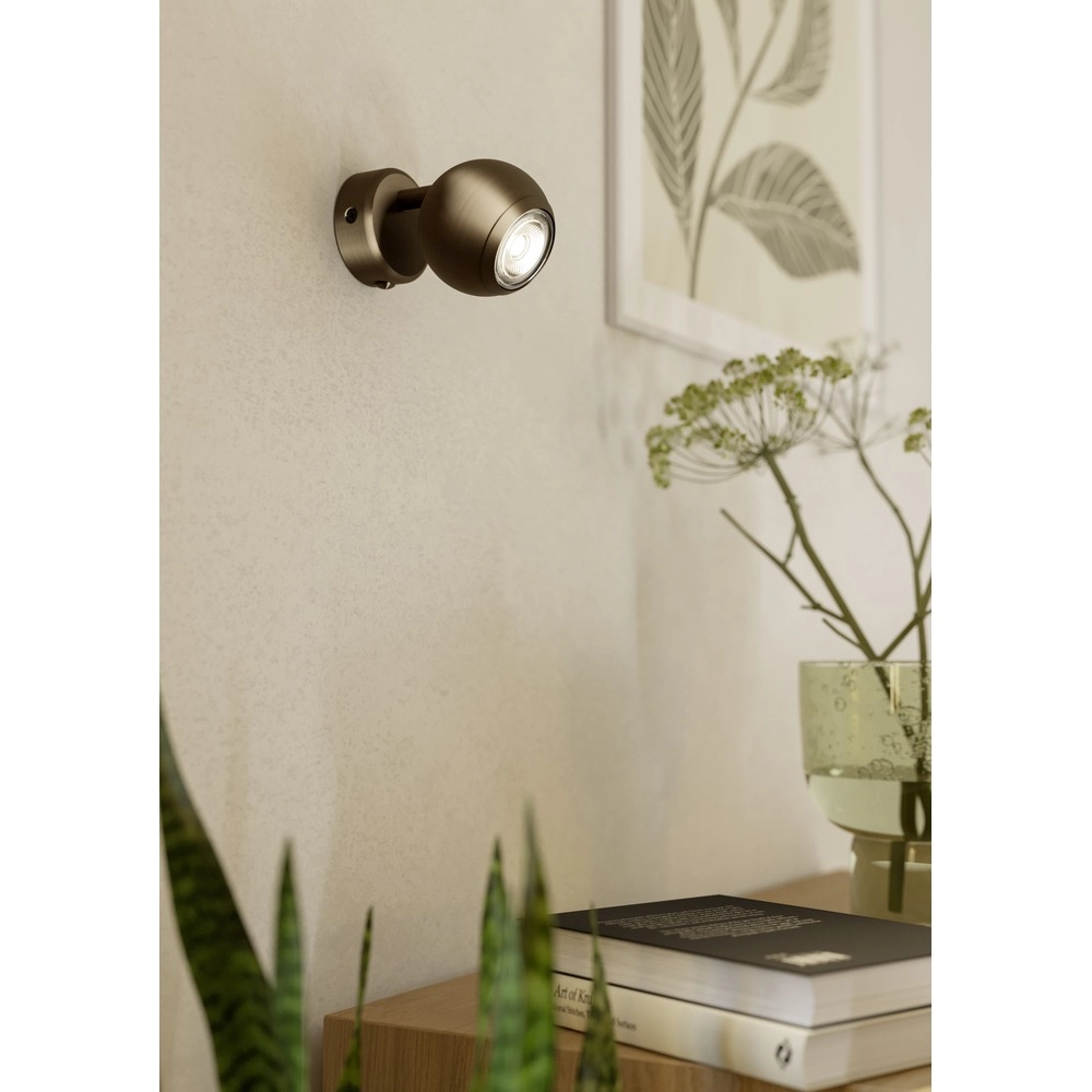 Design-Wandlampe Bimeda 1 Dark Bronze