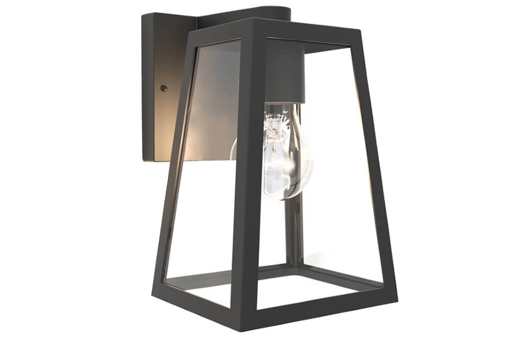 Schlanke Wandleuchte Fia Schwarz