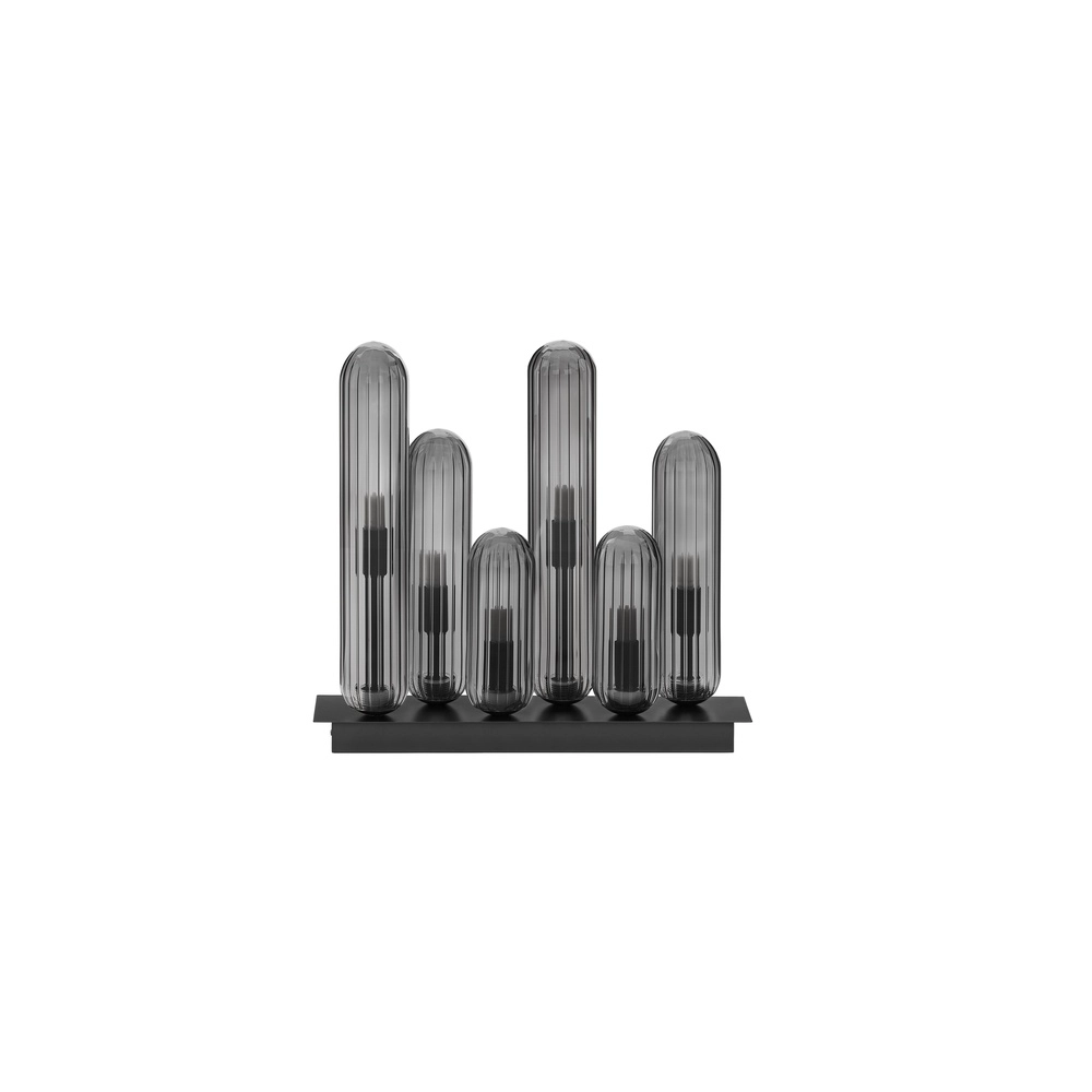 Design-Deckenleuchte Gustave schwarz 6-flammig Lyora 5212017443328