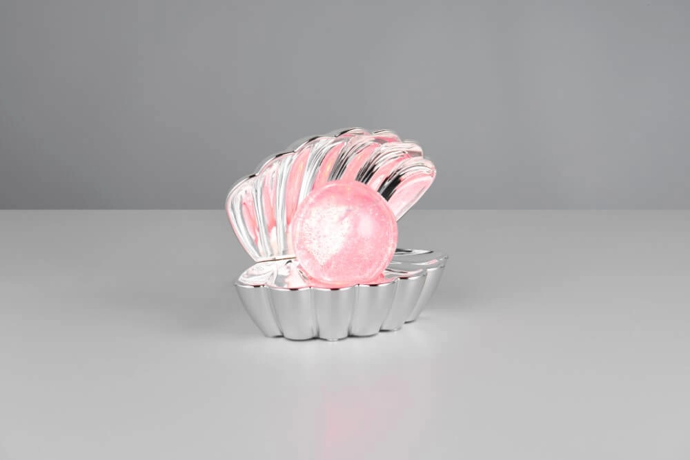 Dekorative Tischlampe Shelly auf Batterie