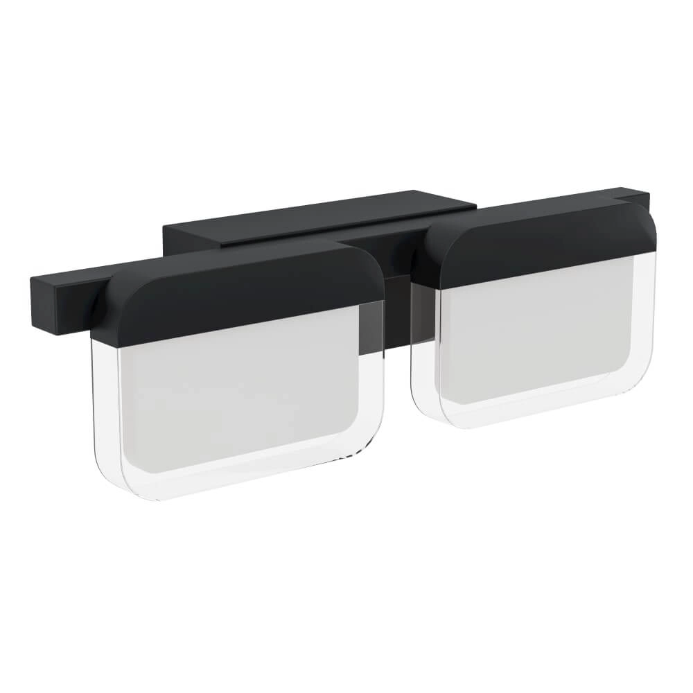LED-Wandleuchte Ervidel Schwarz
