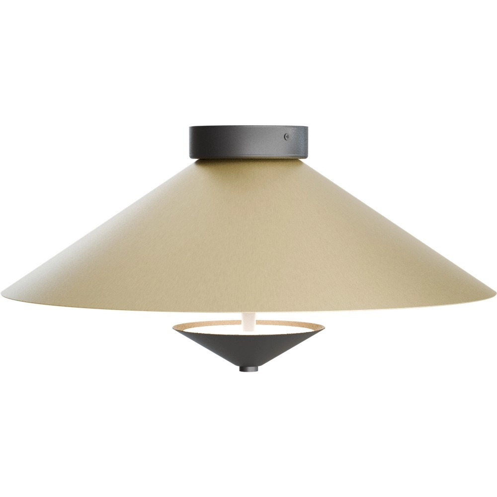 Deckenlampe Ceppo schwarz mit goldener Ø 45 cm Masterlight 8718121389684