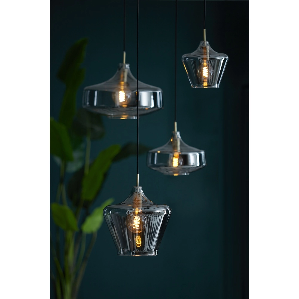 Rauchglas-Pendellampe Solna Ø 39,5 cm Light & Living 8717807680220