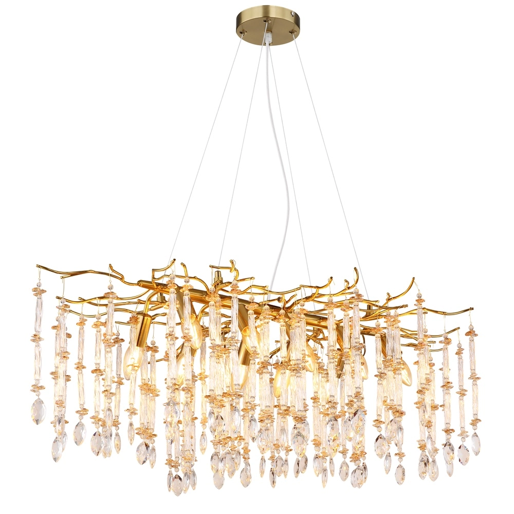 Pendellampe Gloria 100 cm Gold