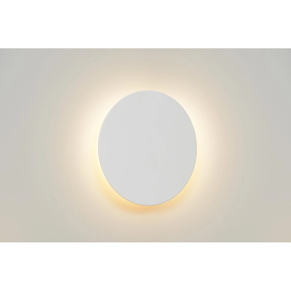 Design-Wandlampe Eklyps Led Ø 15 cm weiß Lucide 5411212460257