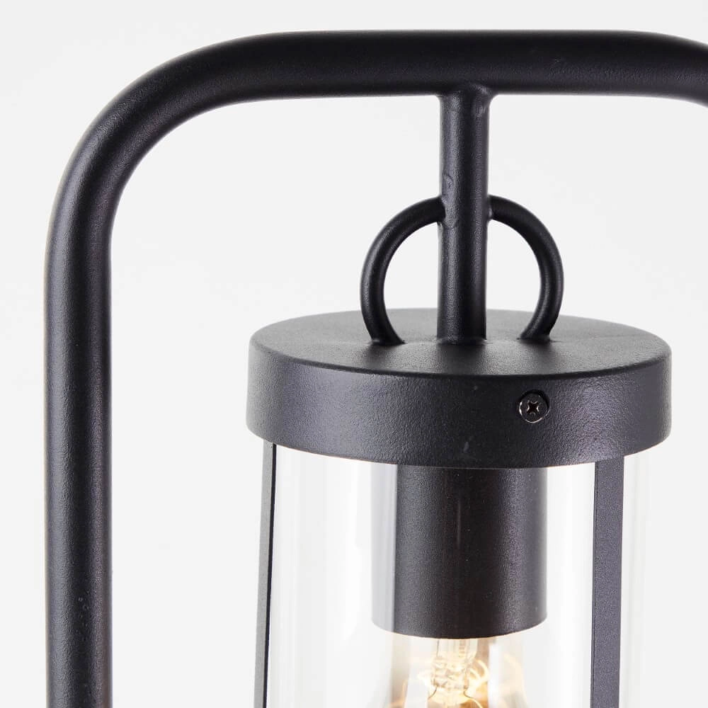Schwarze Tischlampe Sidney Transparentes Glas Brilliant 4004353435690