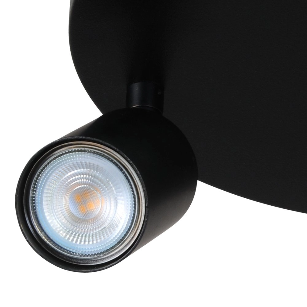 Schwarze Deckenlampe Bounce mit Strahlern Masterlight 8718121209968