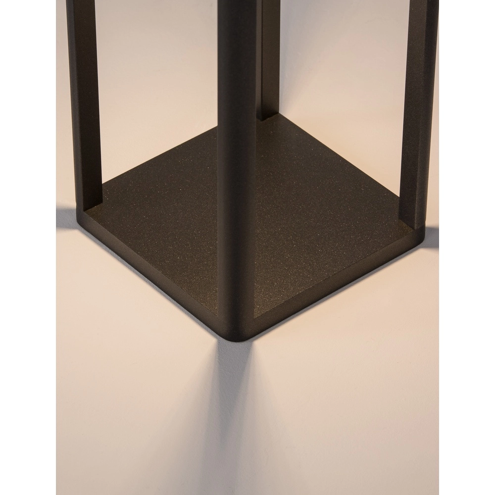 Schlanke Tischleuchte Figi anthrazit 35cm Lyora 5212017428677