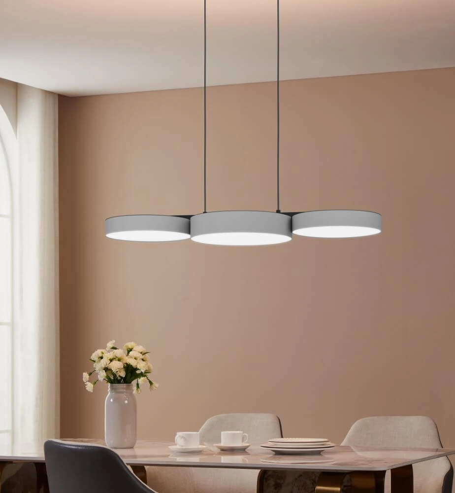 LED-Hängelampe Barbano-Z 3-Licht - Grau Eglo 9008606274215
