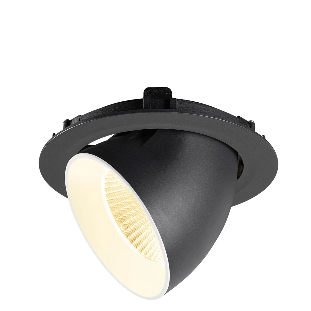 Einbau-Strahler Numinos Gimble XL Schwarz/Weiß 3000K - 40gr SLV 4024163308687