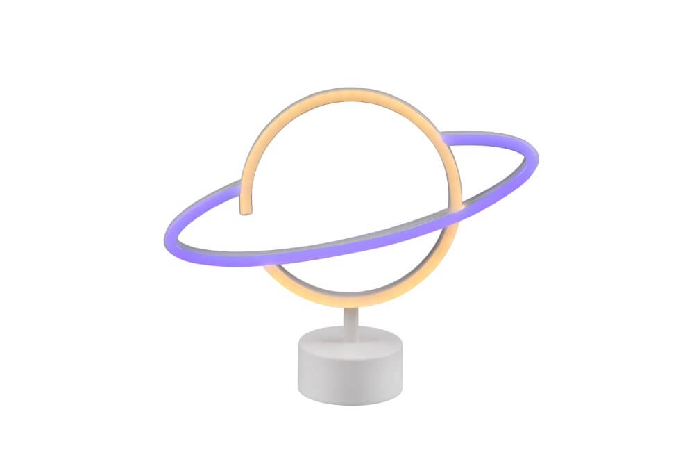 Neon-Kinderlampe Planet