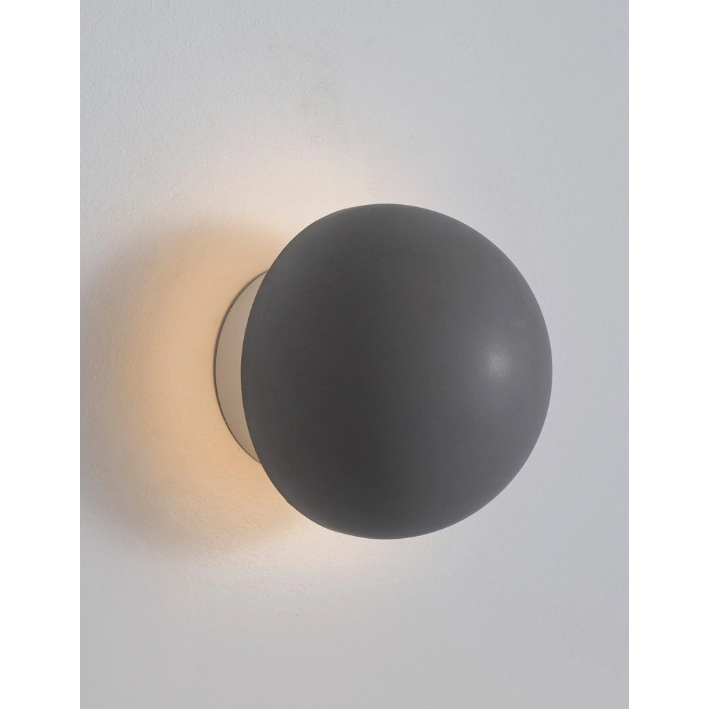 Design-Wandleuchte Netune grau Lyora 5212017428509