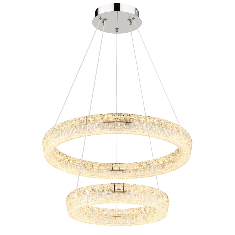 Pendellampe Laurel Chrom Ø 60cm Globo 9007371575770