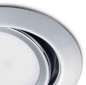 LED Einbaustrahler Rila 5W - 3000k - 8,2 cm Silbergrau Trio 4017807376463