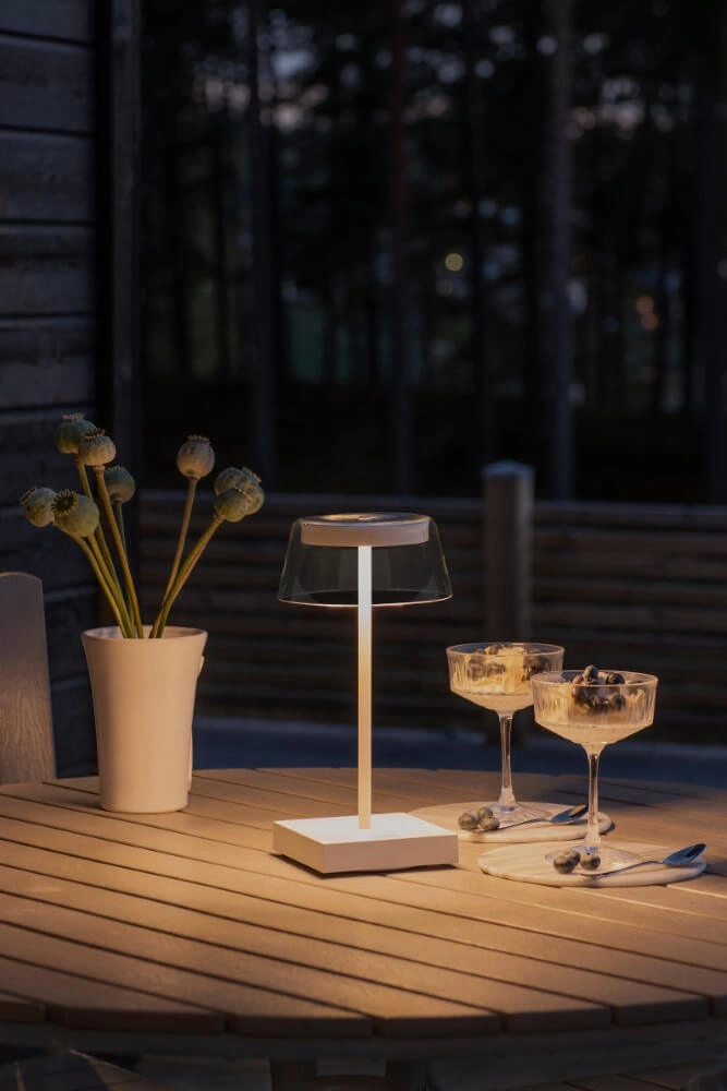 Wiederaufladbare Tischlampe Scilla Weiß KonstSmide 7318307816259