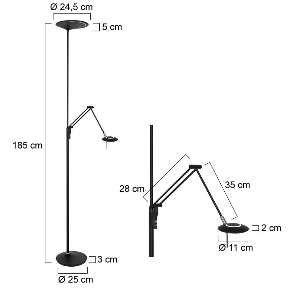 Stehlampe Zodiac LED Steinhauer 8712746127249