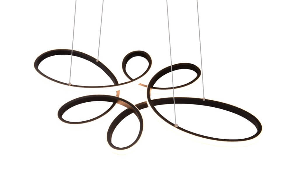 Design-Hängelampe Fly Schwarz Trio 4017807600926