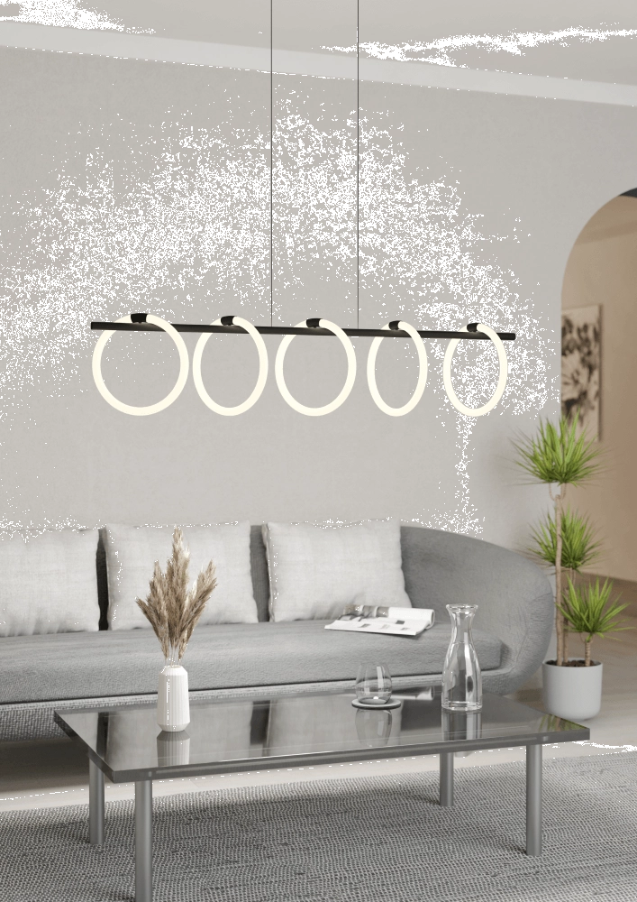 Moderne Hängelampe Caranacoa 5-Licht Eglo 9008606244652