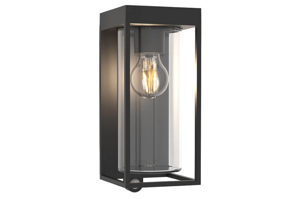 Wall lamp Flair black solar Lutec 6939412013886