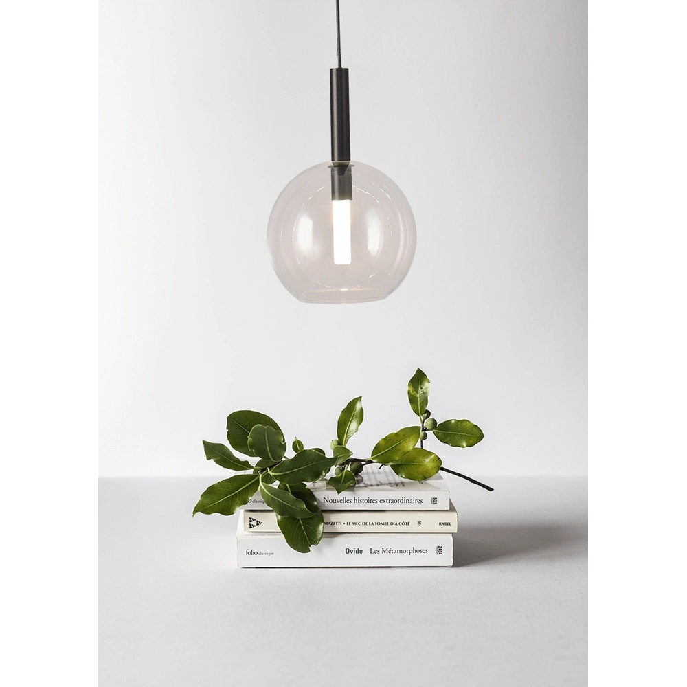 Pendellampe Ø 17 cm Lido Ball mit klarem Glas Masterlight 8718121335179