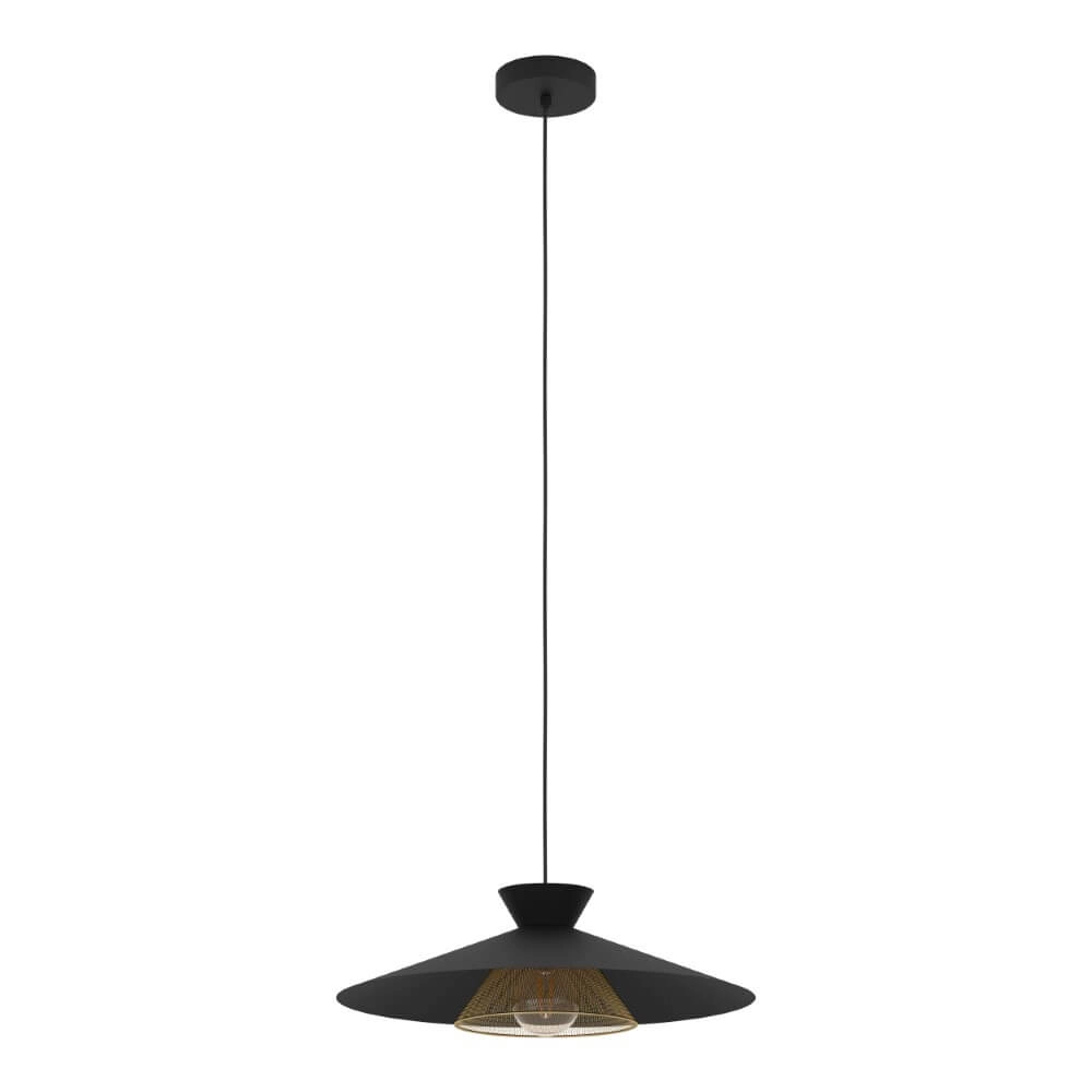 Schwarze Hängelampe Grizedale Ø 50cm