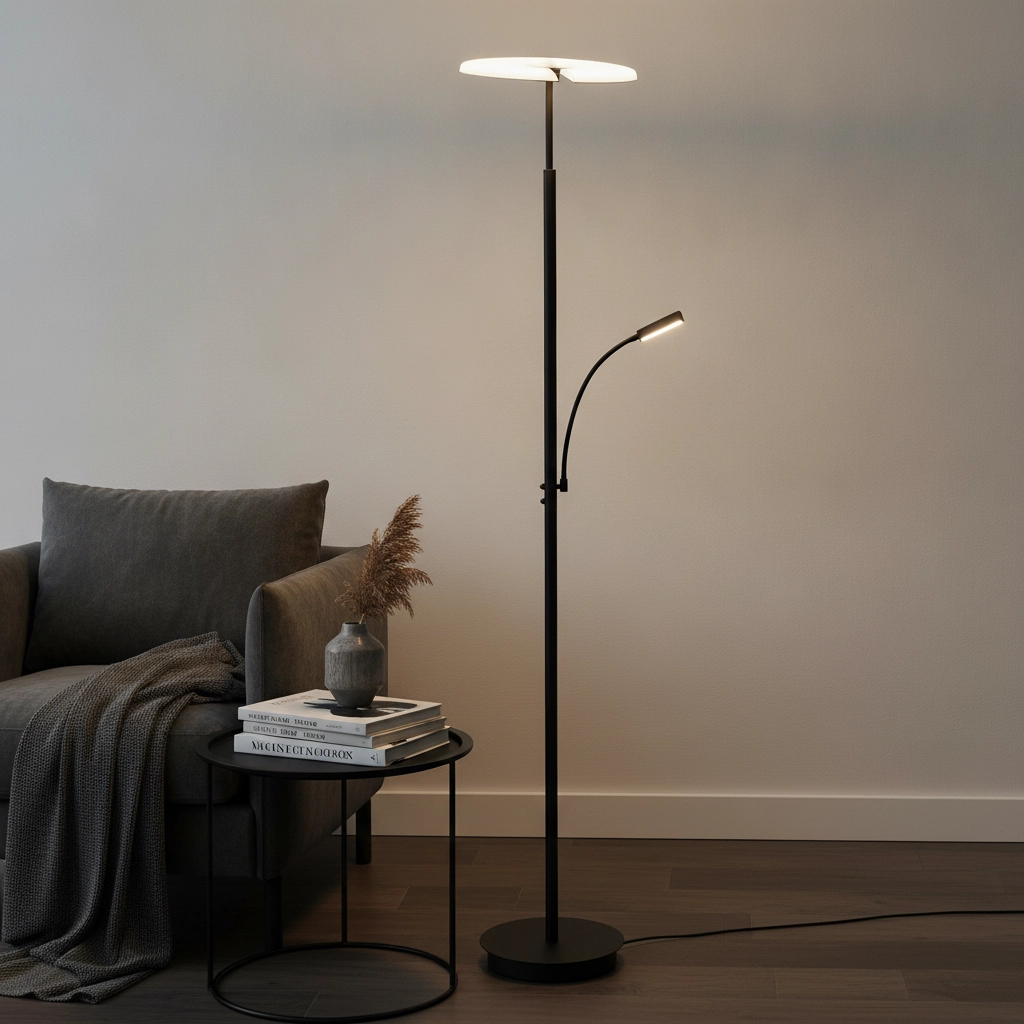 Design-Leseleuchte Riva schwarz