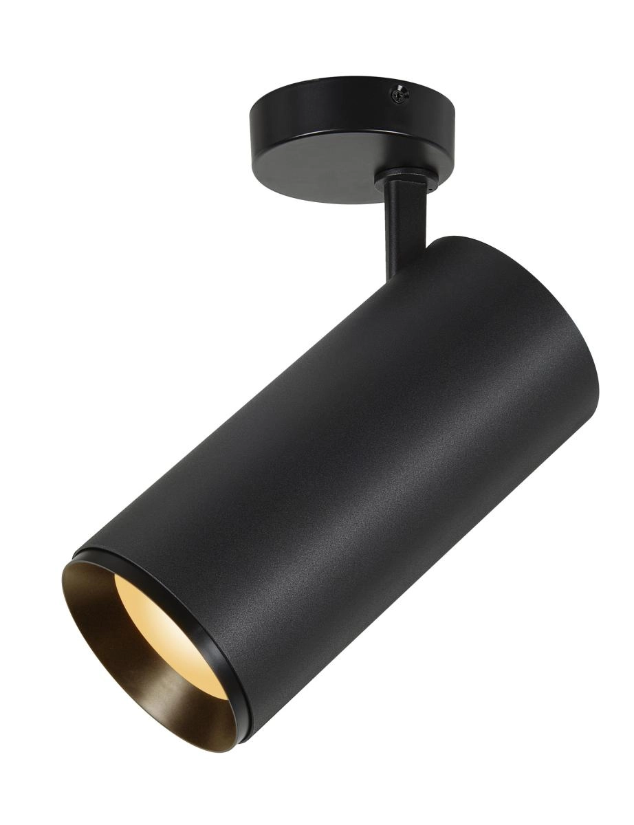 Aufbauspot Numinos XL schwarz 2700K - 60gr