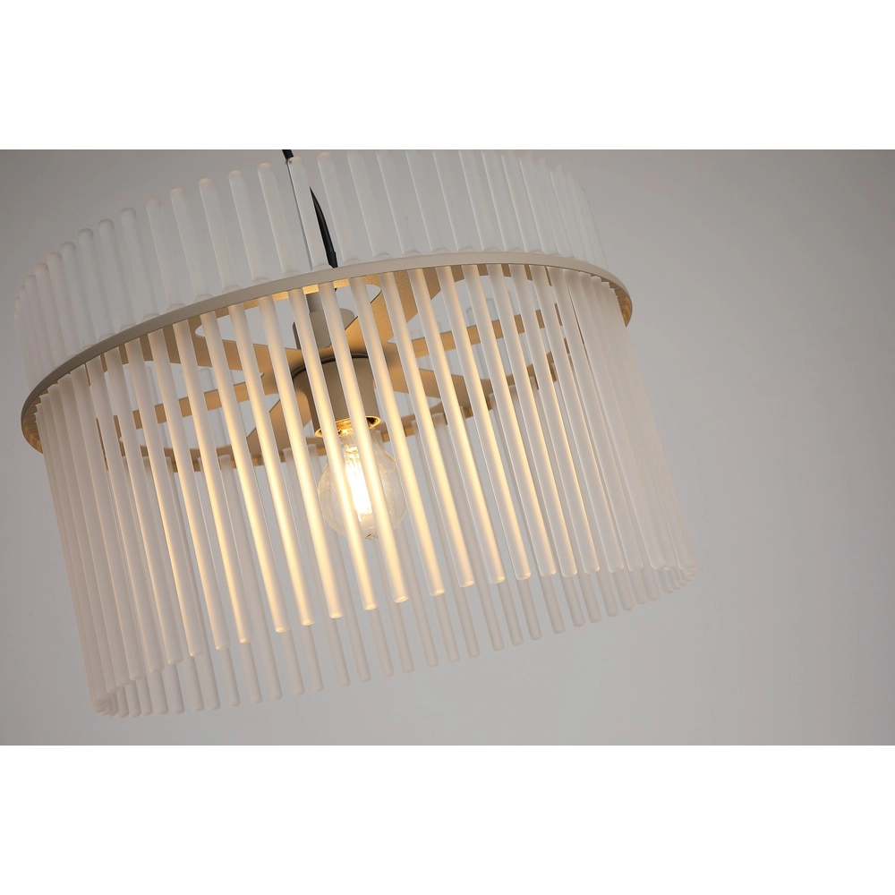 Pendellampe Swizzle sandbraun Ø 40 cm Searchlight 5,05342E+12