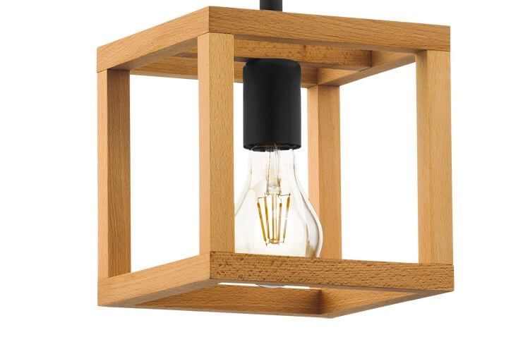 Hängelampe aus Holz Blackcrown 1 Eglo 9002759321451