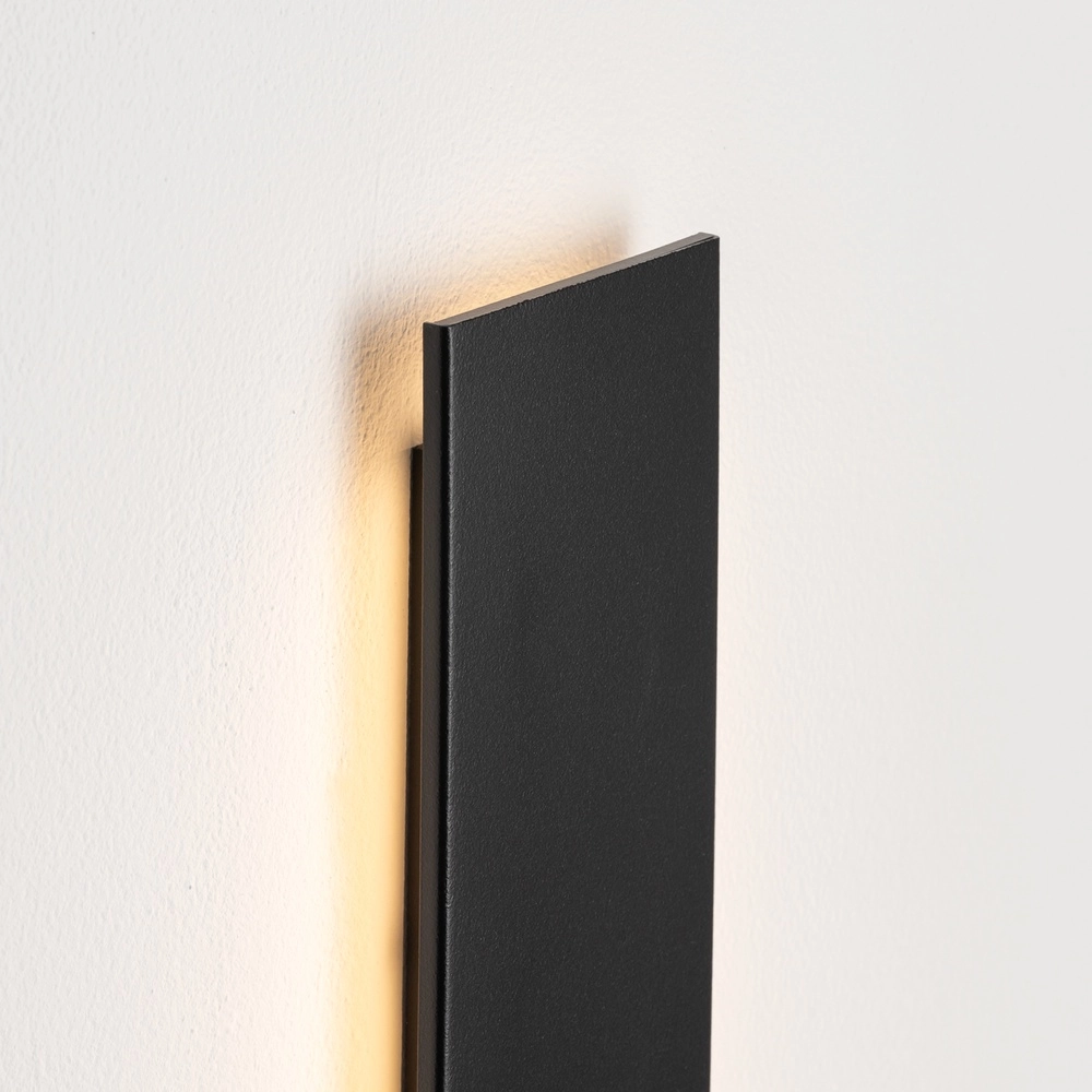 Moderne Wandlampe Comma Led Schwarz 160 cm Lyora 5903139118781