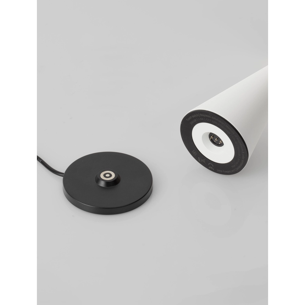Design-Tischleuchte Grigio weiß Lyora 5212017479051