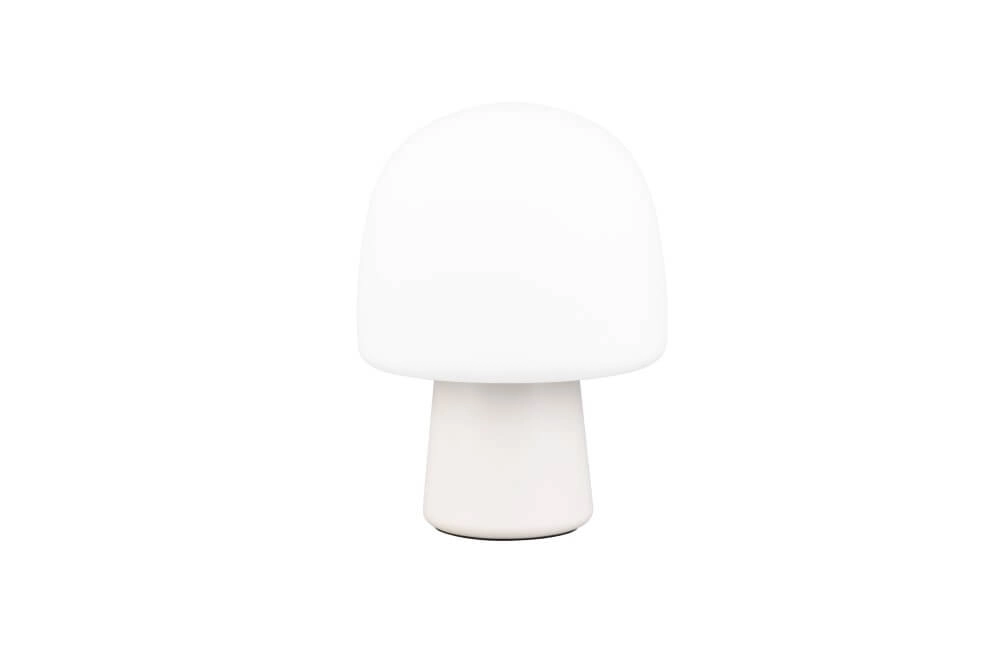 Pilz-Tischlampe Steen weißes Glas Trio 4017807616484