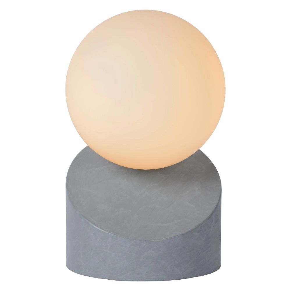 Design-Tischlampe Len Grau Lucide 5411212450579