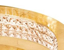 Deckenleuchte Principe 70 70 cm gold Stars of Light 9002759394066