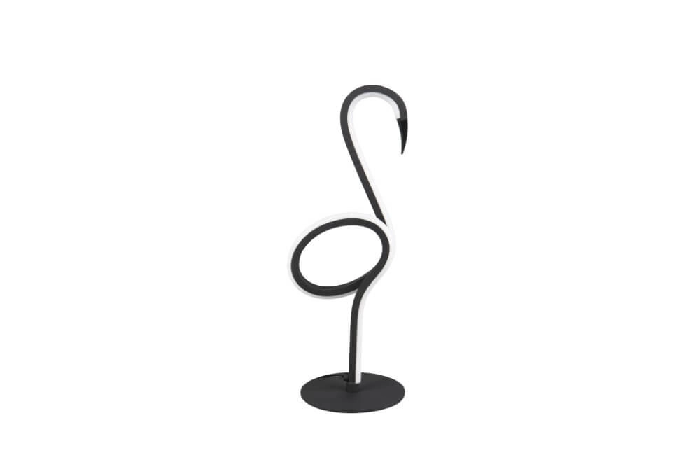 Schwarze Flamingo-LED-Tischlampe Ingo Trio 4017807613698