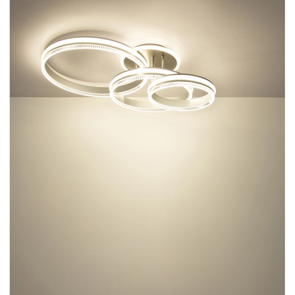 Deckenlampe Francine Gunmetal 3 Ringe Globo 9007371589630